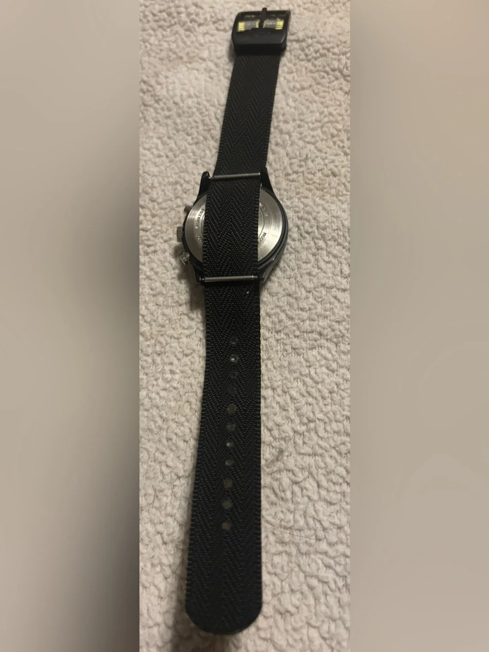 Timex Mens MK1 Aluminum Chronograph 40mm Military Inspired Grey and Yellow Band